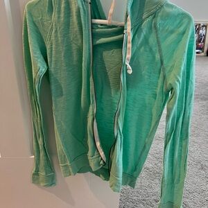 Green Zip-Up Hoodie